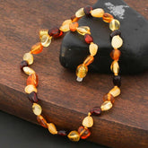 Baby Drop Amber Teeth Necklace